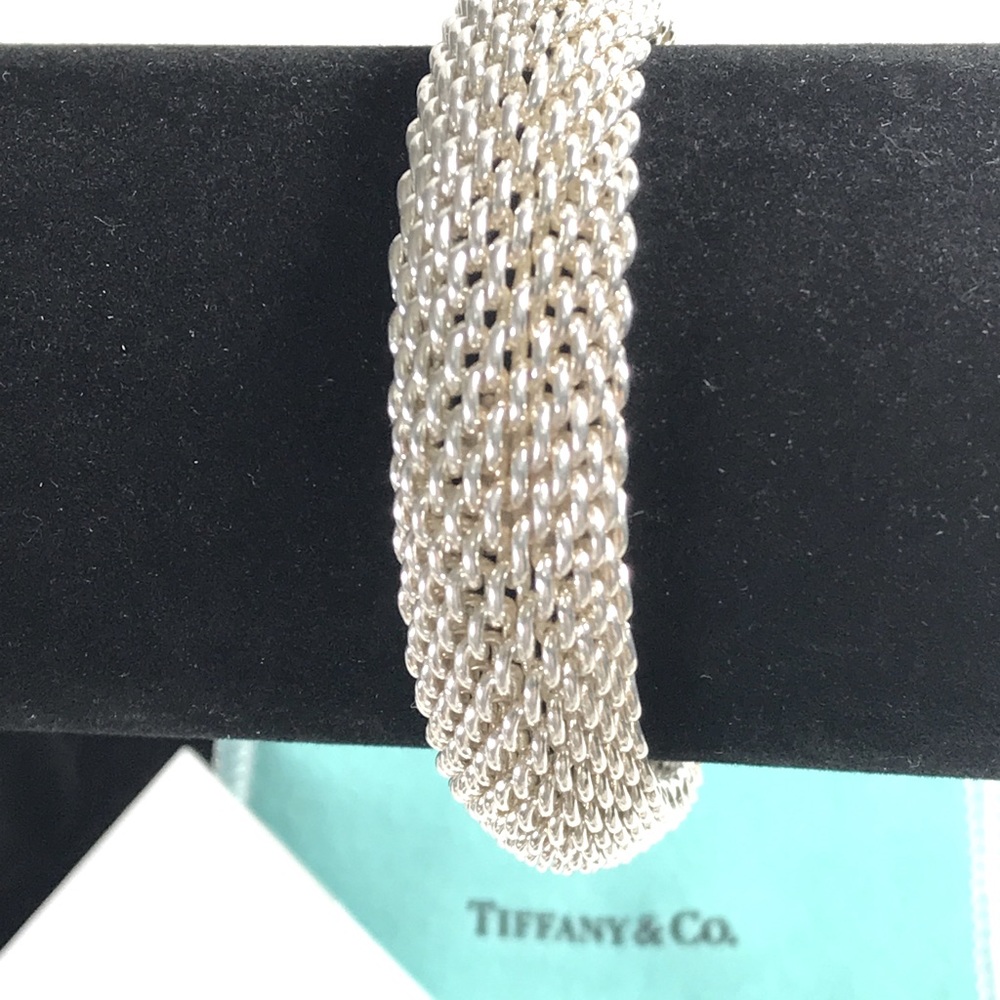 Tiffany & Co Bracelet Tiffany & Co Bracelet Somerset Mesh Bangle 7.5”